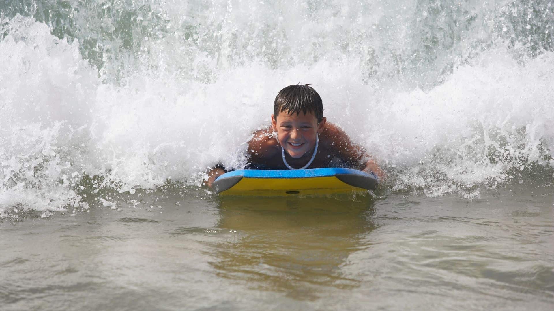 pram with boogie board