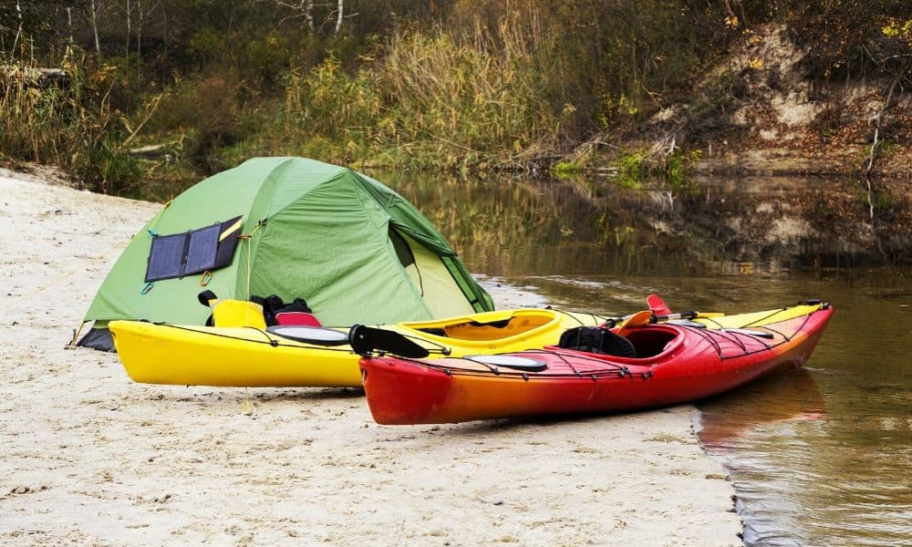 kayak camping
