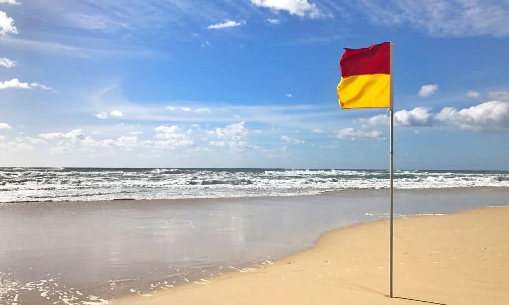 surf warning flag