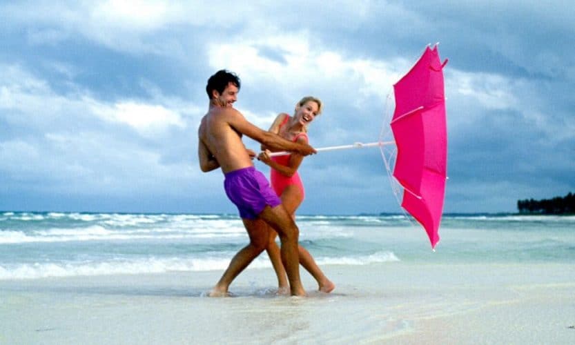 How to Anchor a Beach Umbrella in the Sand Seaside